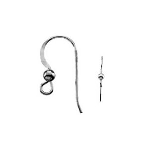 French Ear Wire with Bead and Ring