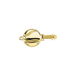 Single-Strand Patterned Circle Clasp
