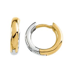 Two Tone Hinged Earring