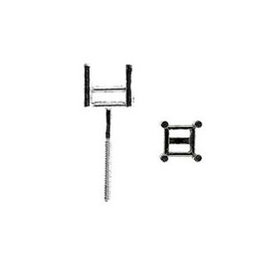 Princess Earring with .041