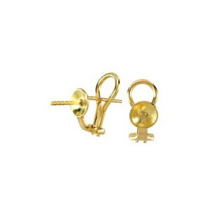 Pearl Omega Earring