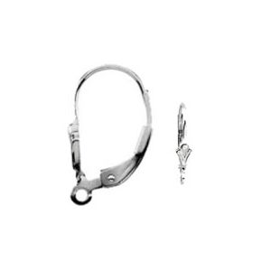 Fleur-de-lis Lever Back with Ring
