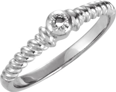 Teen Ring Mounting for Round Stone