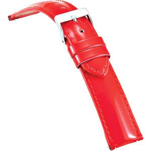 12mm Ladies Regular Red Select Patent Ez-Change Watch Strap