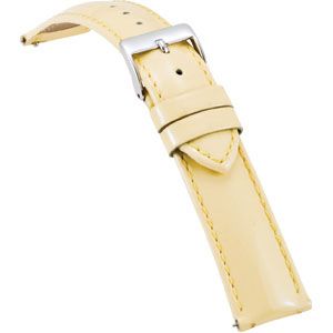 18mm Ladies Regular Yellow Select Patent Ez-Change Watch Strap