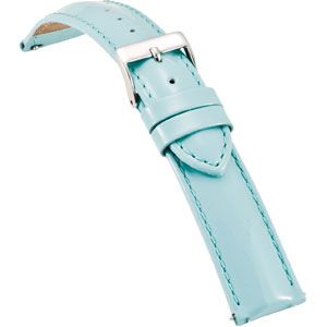 12mm Ladies Regular Baby Blue Select Patent Ez-Change Watchstrap