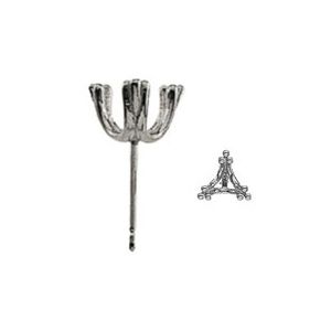 3-Prong Wire Earring with .027