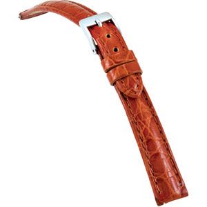14mm Ladies Regular Honey Select Embossed Crocodile Watch Strap