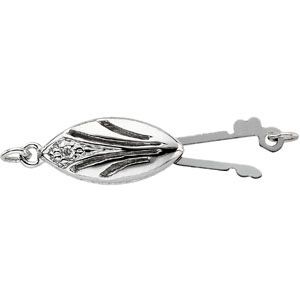 Single Strand Pearl Clasp with Diamond Accents