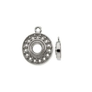 Art Deco Round Dangle