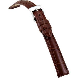 14mm Ladies Regular Brown Select Matte Alligator Watch Strap