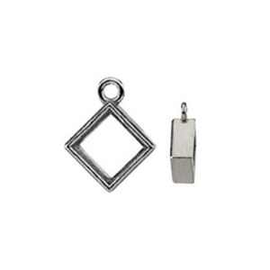 Princess Bezel Dangle