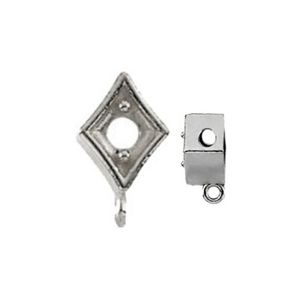 Faux Bezel Diamond Shape Slide
