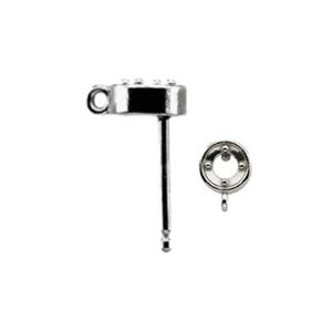 Round Earring Top with Ring
