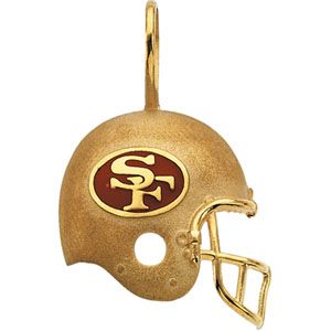 San Francisco 49ers Helmet Pendant