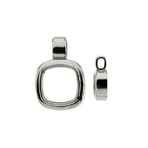 Antique Square Bezel Pendant