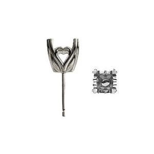 Round Hearts on Top® Earring with .030