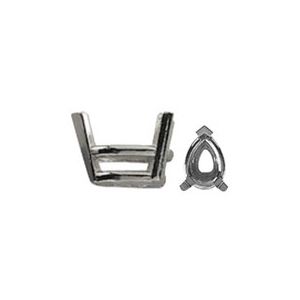 Pear 3-Prong V-End Wire Setting