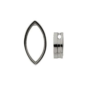 Marquise Straight Wall Full Bezel Slide W/ Groove