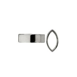 Marquise Low Straight Full Bezel Setting
