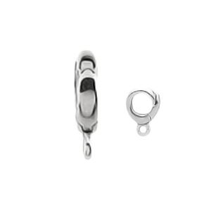 Round Charm Bail with Jump Ring (Small)