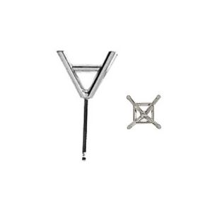 4-Prong Princess Cocktail Style Earring with .030