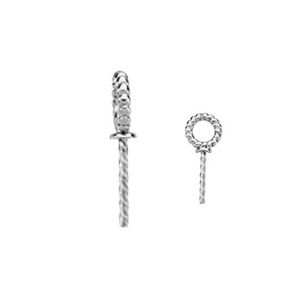 Twisted Ring Bail for Pearl