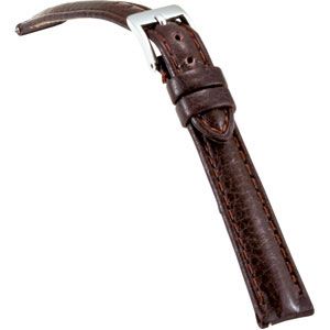 12mm Ladies Regular Brown Select Nappa Platinum Calf Watch Strap