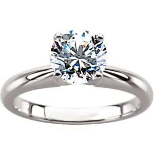 4-Prong Solitaire Ring