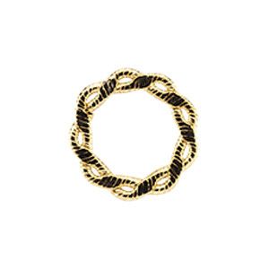 9 mm Twist Flat Jump Ring