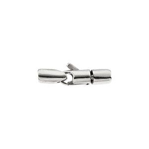 Lobster Swivel Clasp with Cap Ends