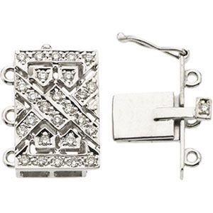 Diamond Accented Clasp