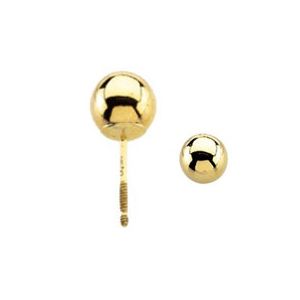 Screw Post Ball Earring