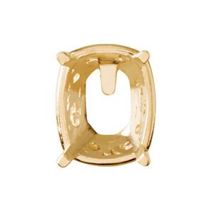 Antique Cushion Laurel Scroll Setting&reg; for Earring Assembly