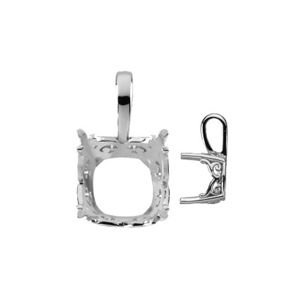 Antique Square Vintage Scroll Setting&reg; Pendant