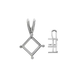 Princess/Square Pre-Notched Pendant
