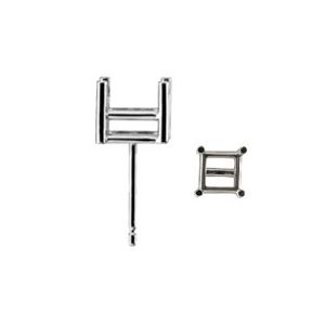 Princess Pre-Notched Earring with .030