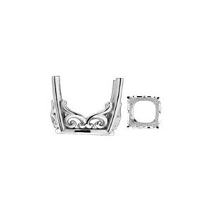   Antique Square 4-Prong Vintage Scroll Setting&reg;