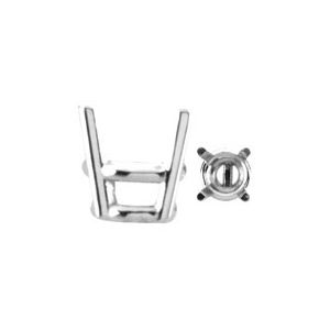 Round 4-Prong Wire Basket Setting with Bar