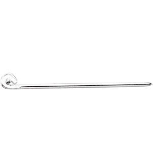Pin Stem with Rivet for Brooch 