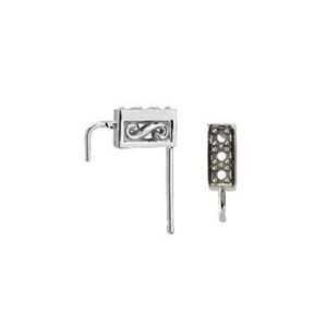 Articulated Scroll Setting® Earring Top with Open Ring