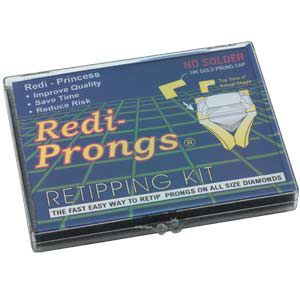 Redi-Prongs® 14K Princess V-TIP Solderless Retipping Kit