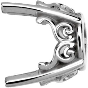 Round Vintage Scroll Setting&reg;