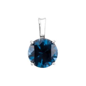 Round Laurel Scroll Setting&reg; Pendant