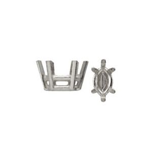 Marquise 6-Prong Wire Basket Setting with Bar