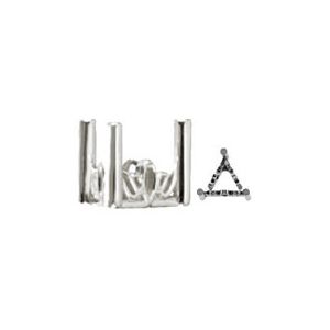Triangle 3-Prong Scroll Setting&reg; with Bar
