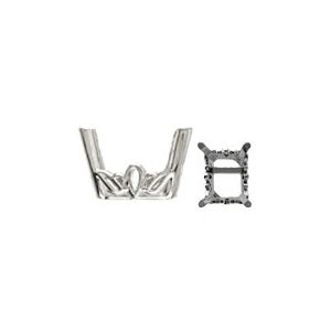 Emerald Shaped 4-Prong Scroll Setting&reg; with Bar
