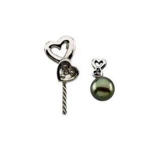 Pearl Heart Setting for Earring 