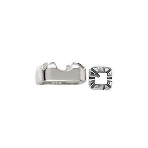 Princess Illusion Bezel Setting with Bar