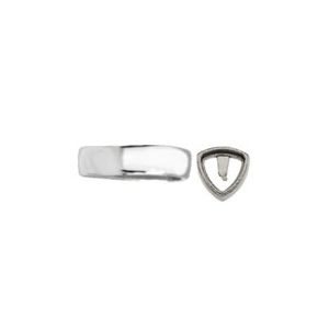 Trillion Full Bezel Cabochon Setting with Bar